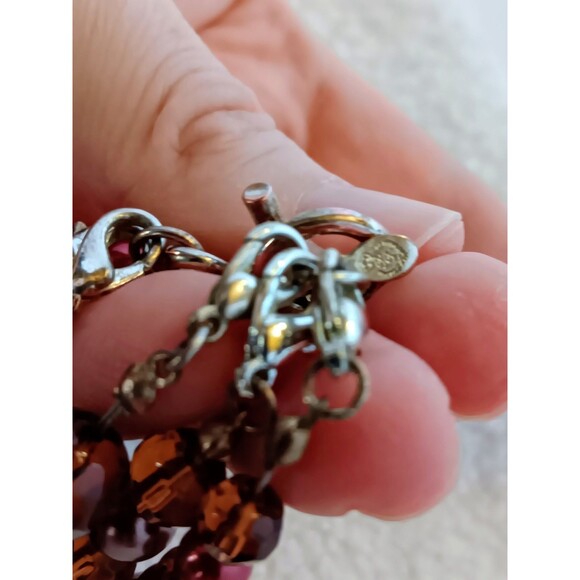 Premier Designs Faux Pearl and Glass Bead Triple Strand 3-in-1 Necklace 16-18 in - Picture 8 of 10